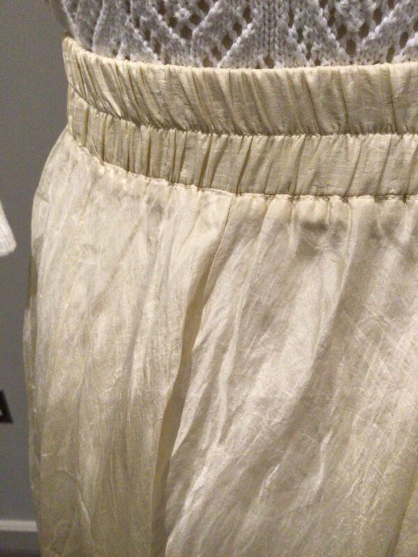 !SOLD! Vintage 80s pure silk maxi skirt, Harrods of Knightsbridge, full circle, current UK 10-14 - Image 3