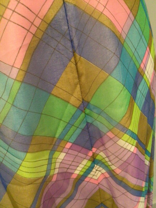 Vintage 60s maxi skirt & blouse by Elspeth Innes current UK 8, fabulous print - Image 7