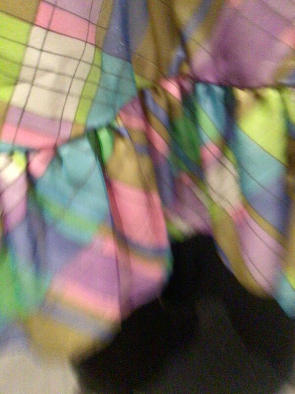 Vintage 60s maxi skirt & blouse by Elspeth Innes current UK 8, fabulous print - Image 8